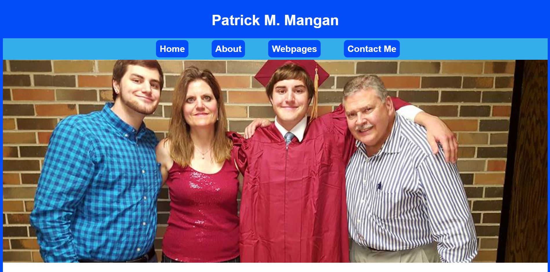 Patrick Mangan's Website